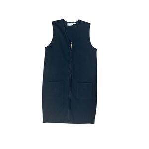 PREVIEW COLLECTION petites, Small, Black, Wool Zip Up Cardigan, FLAWED